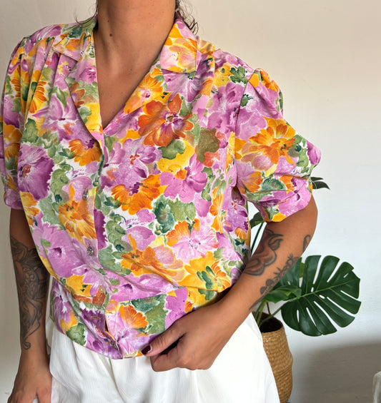 Camisa 80s Fleur