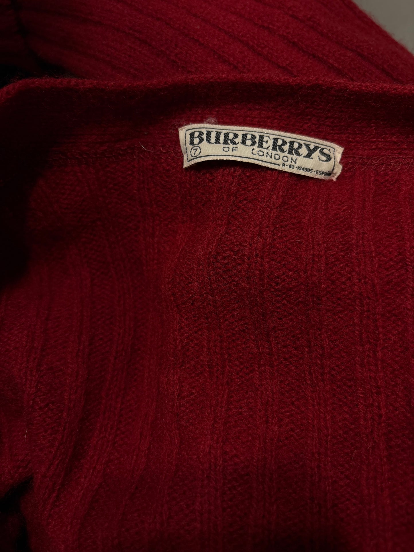 Cárdigan Vintage Burberry