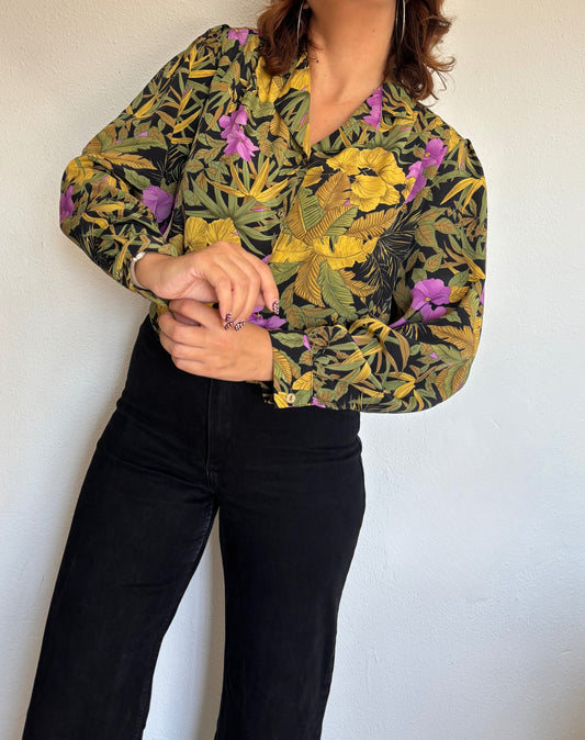 Camisa 80s Flora