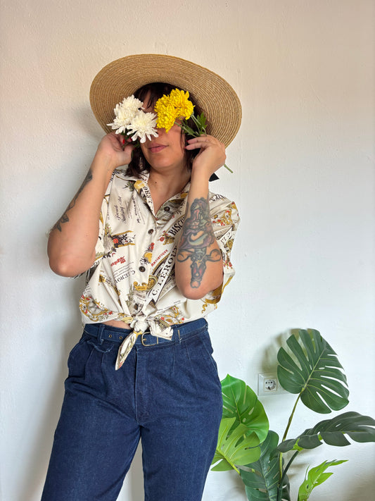 Camisa 80s Fleur