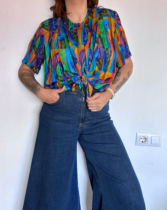 Camisa 80s Acuarela