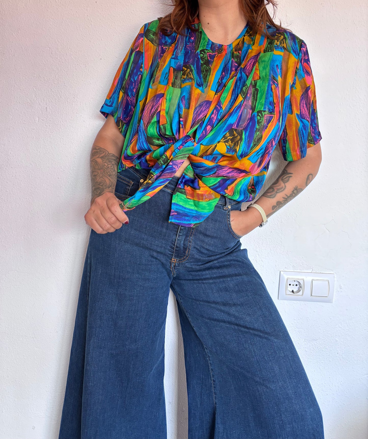 Camisa 80s Acuarela