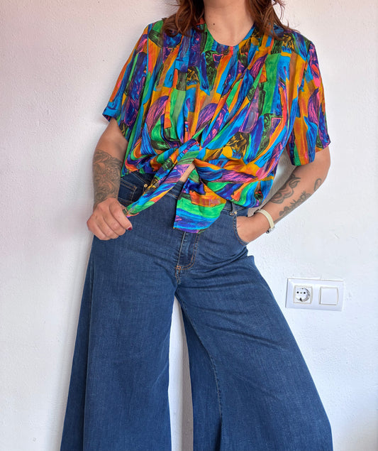 Camisa 80s Acuarela