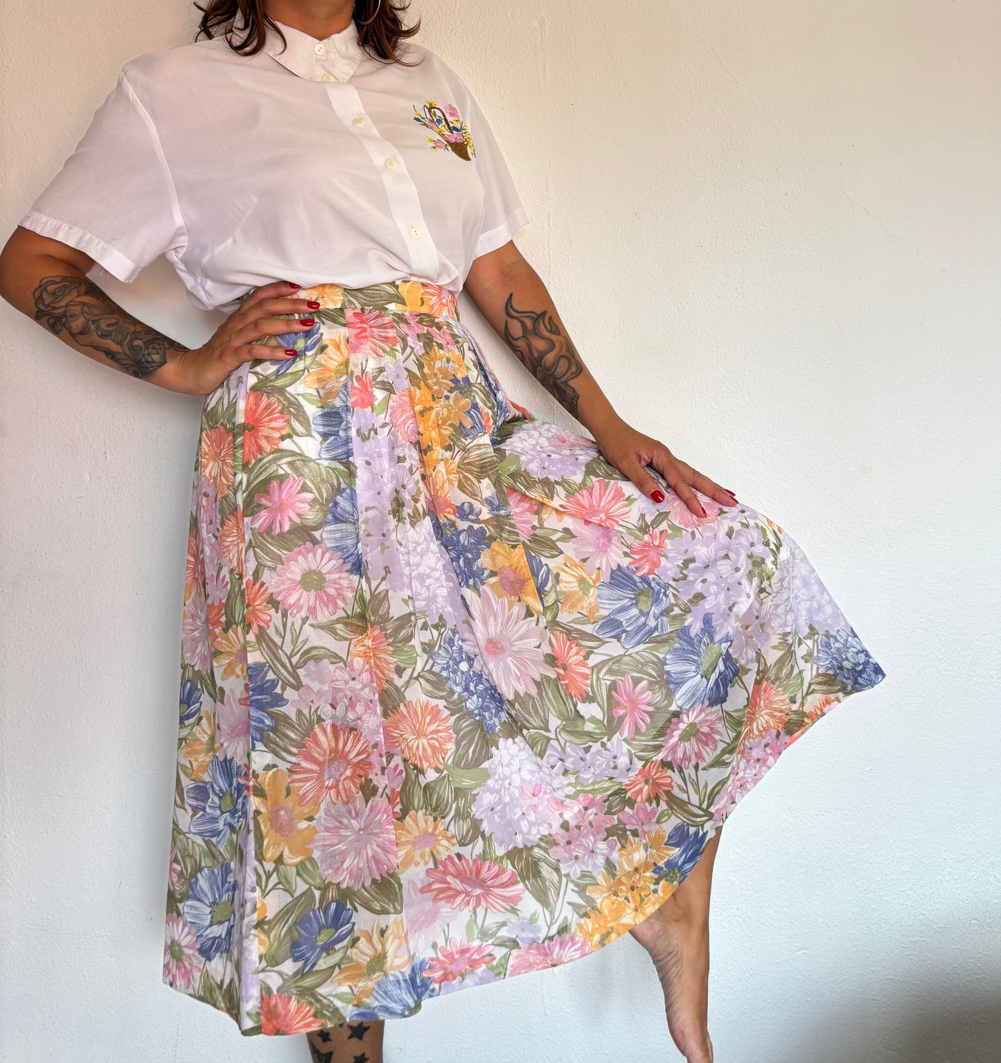 Falda 1980s Alexander