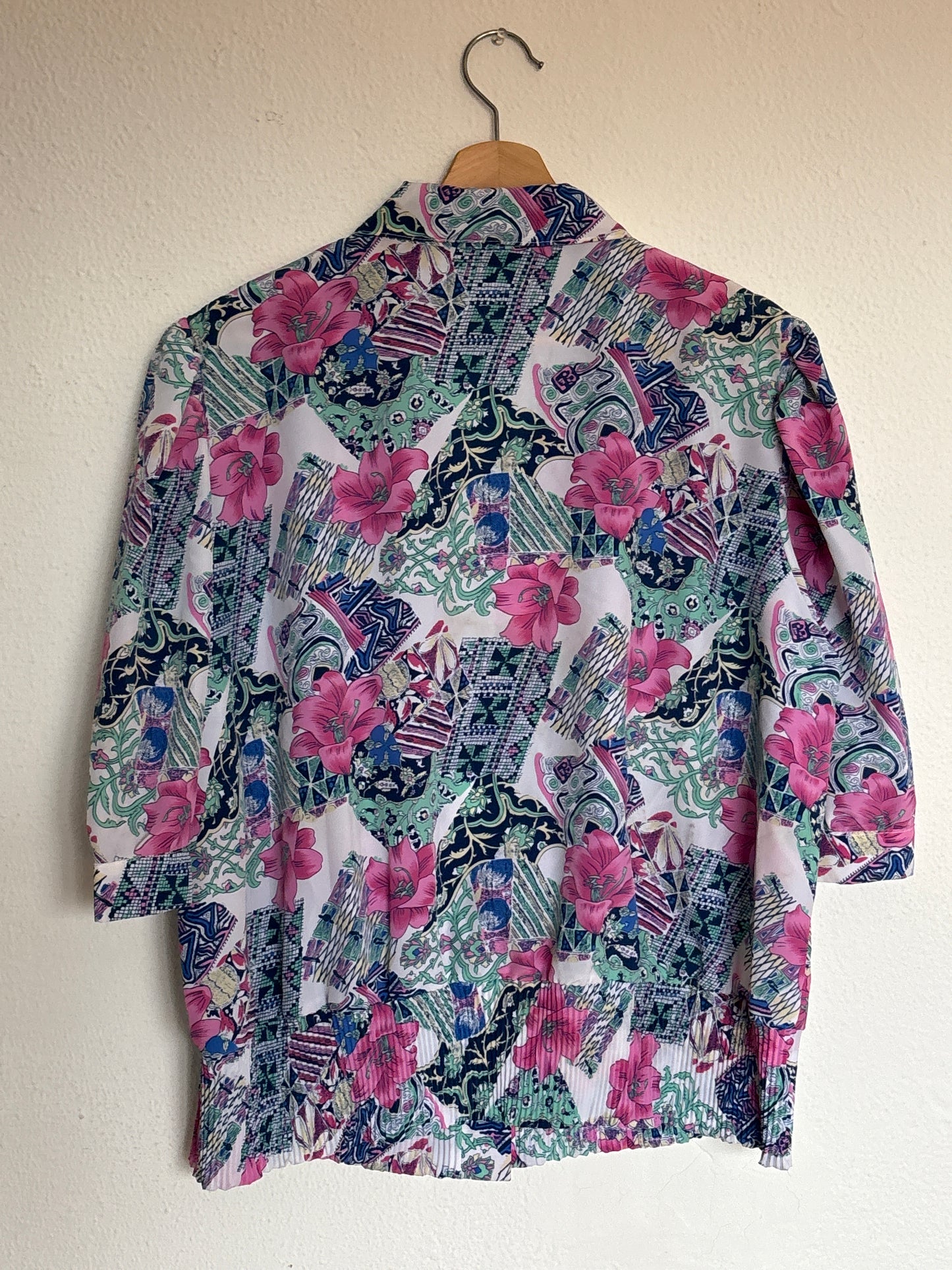 Camisa 80s Bomber Flowers