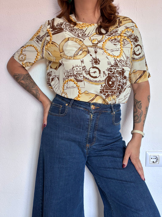 Camisa Vintage Céline Paris