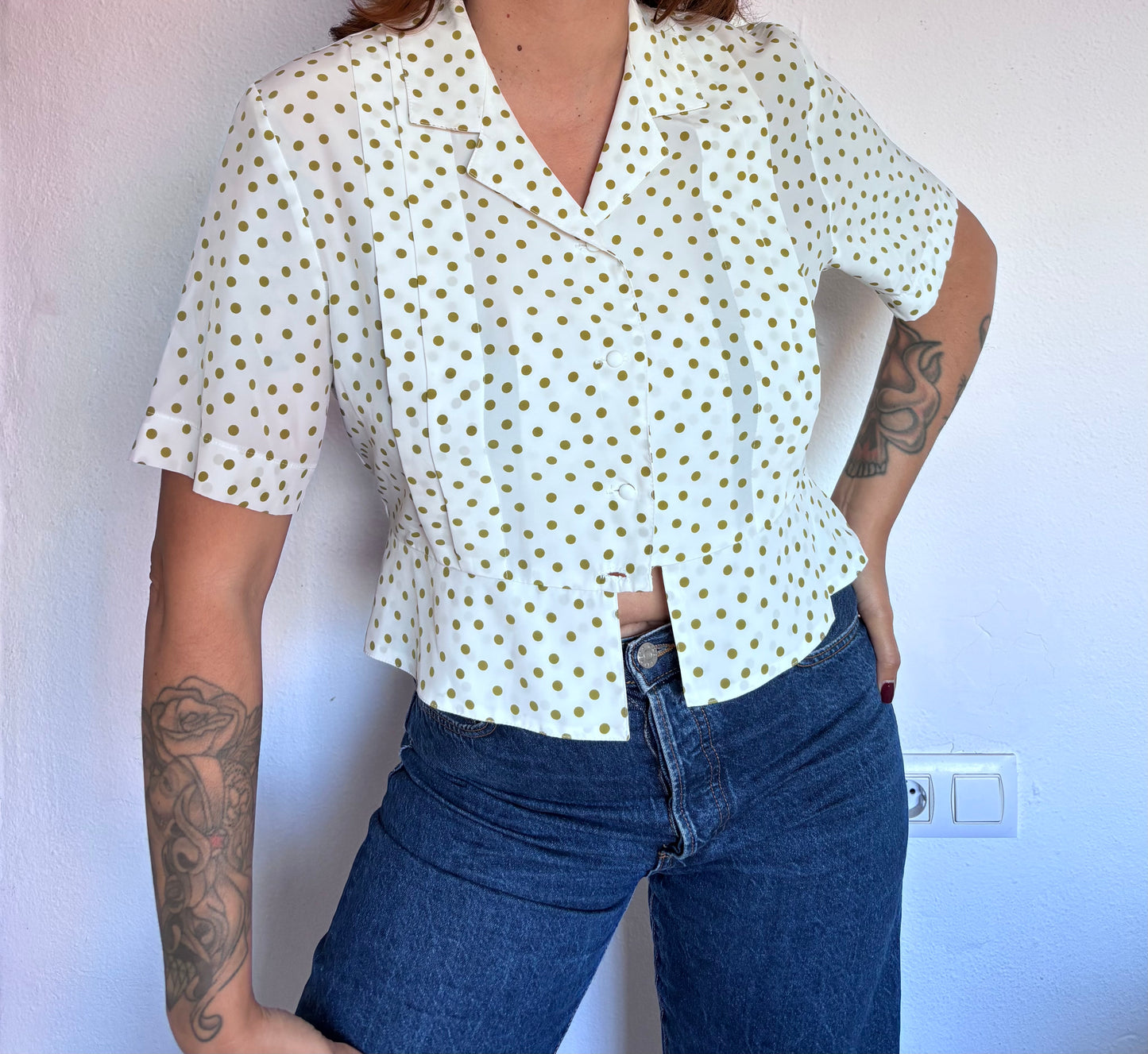 Camisa 70s Oliva