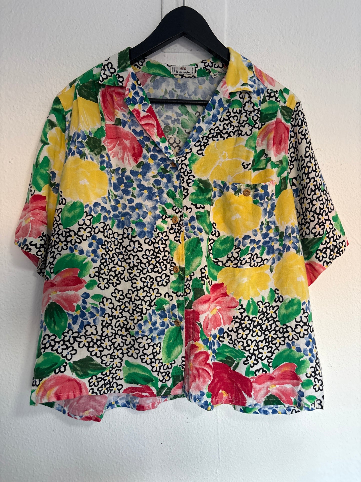 Camisa 80s Bouquet