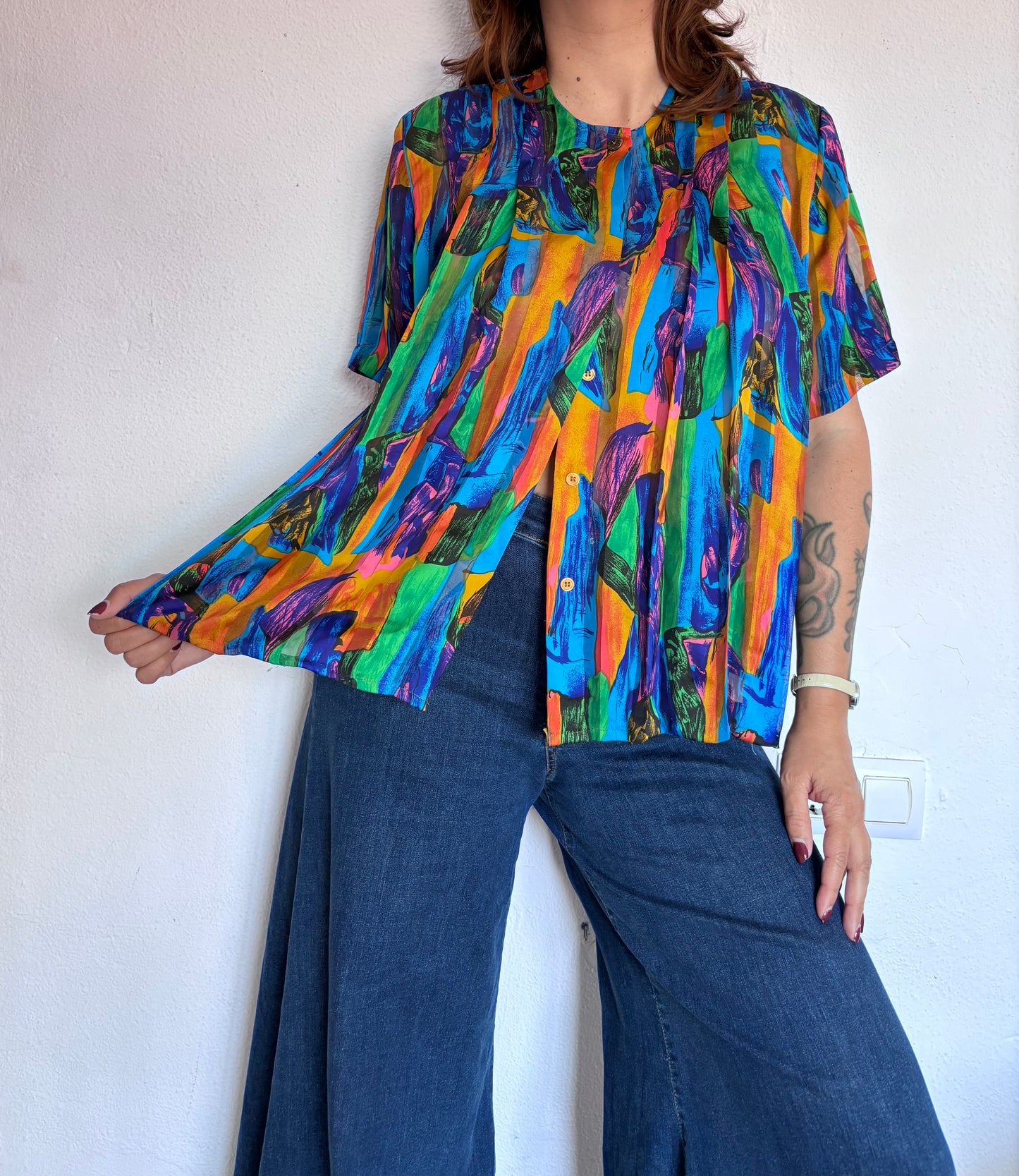 Camisa 80s Acuarela