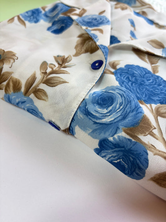 Camisa 80s Azzurra