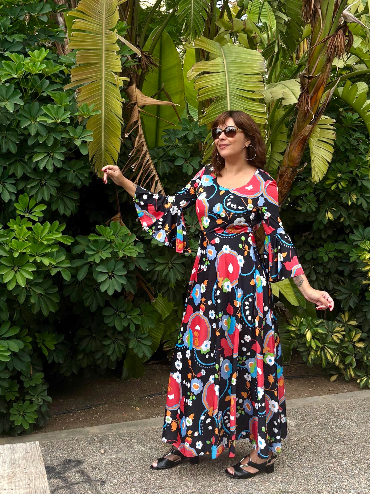 Vestido 1970s Flouret