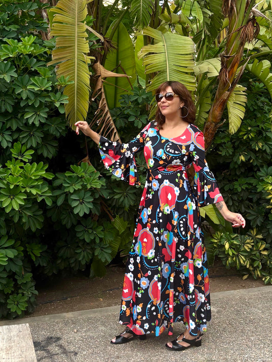 Vestido 1970s Flouret