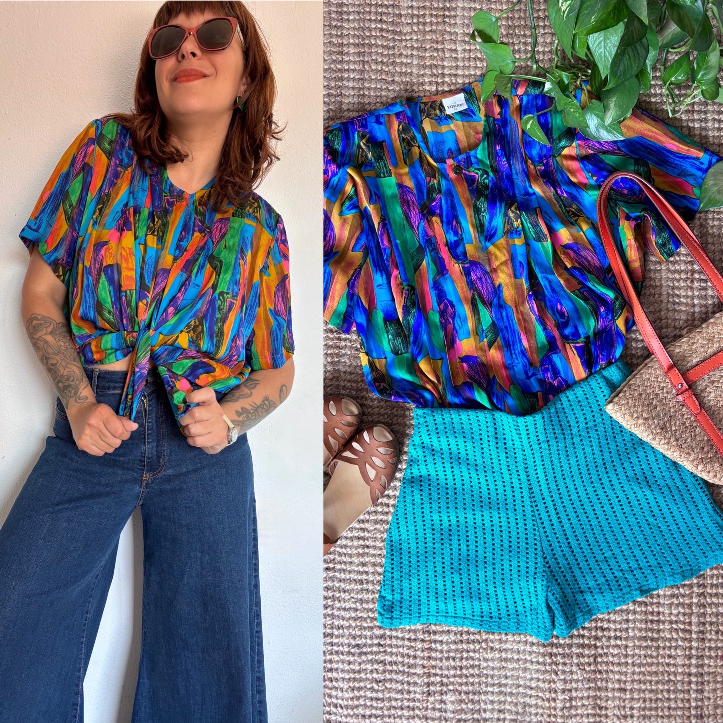 Camisa 80s Acuarela