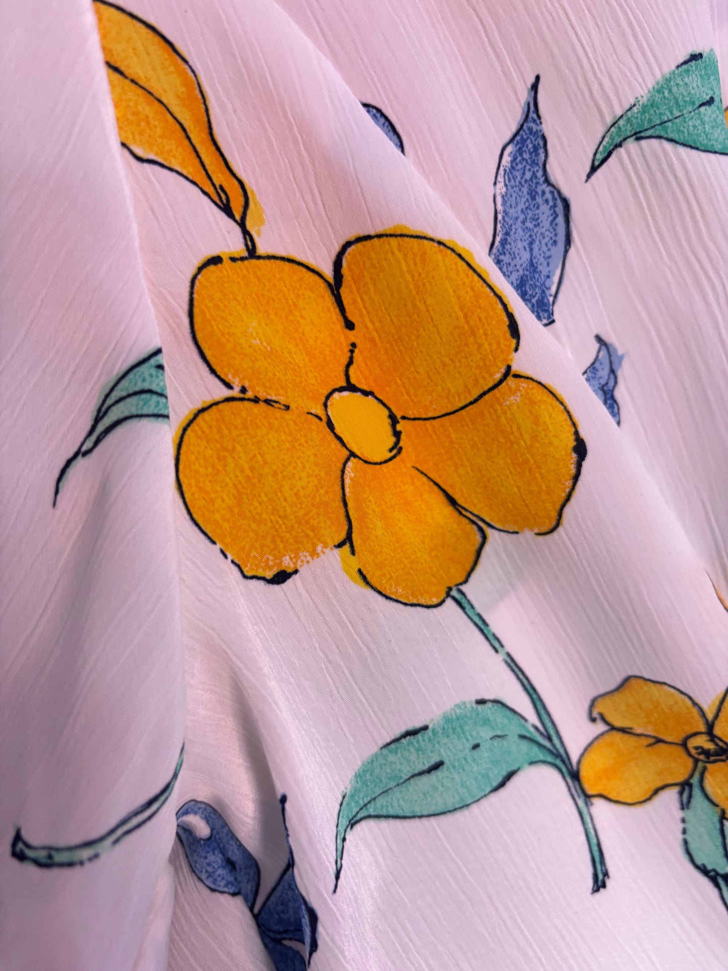 Camisa 80s Florecitas
