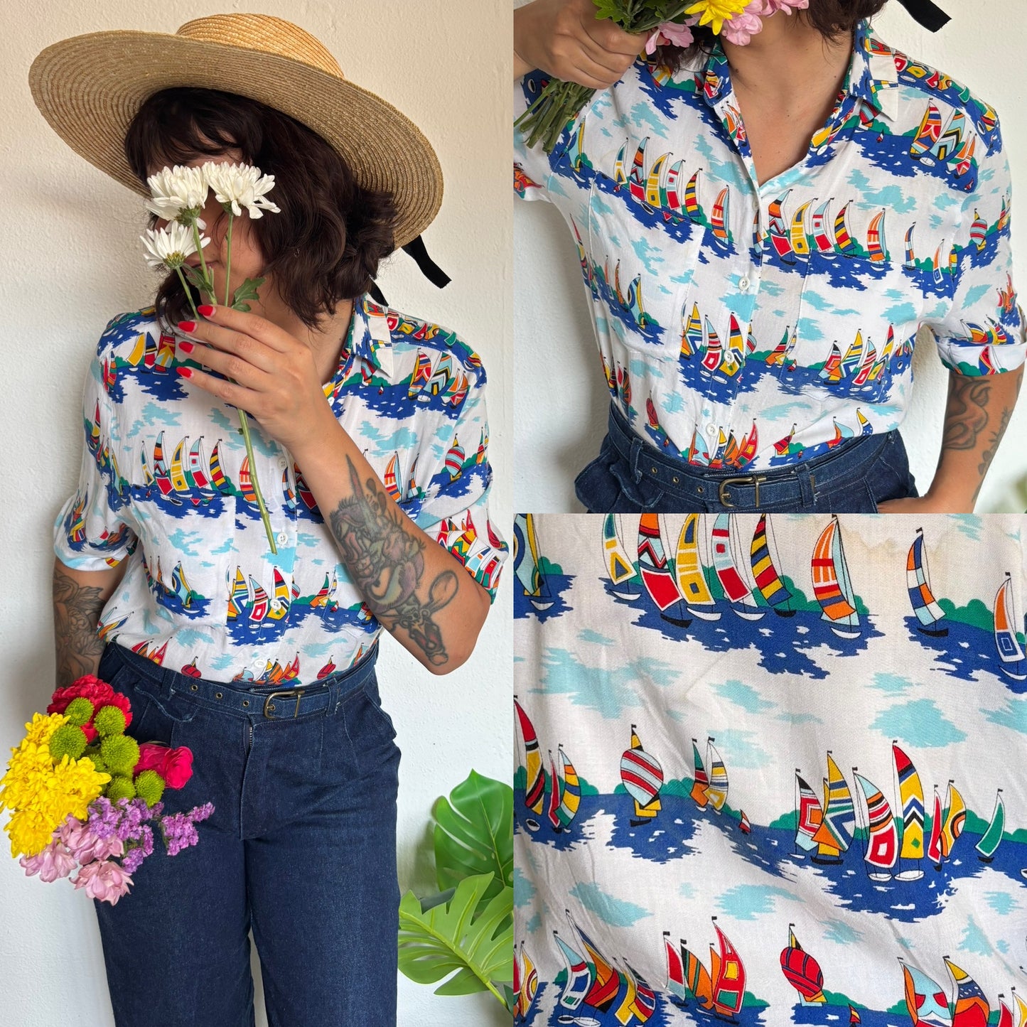 Camisa 80s Sailing