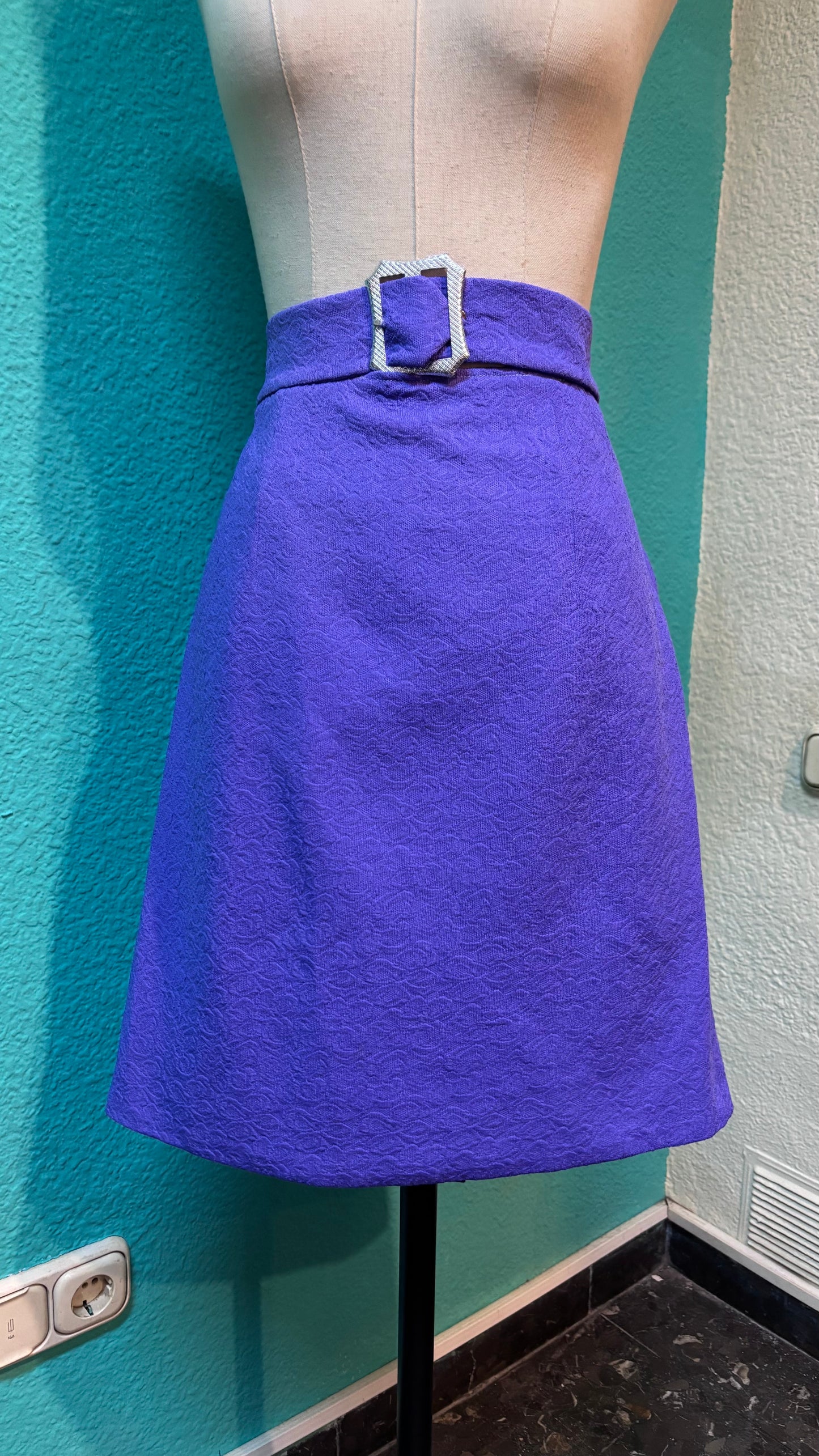 Falda 60s Violett