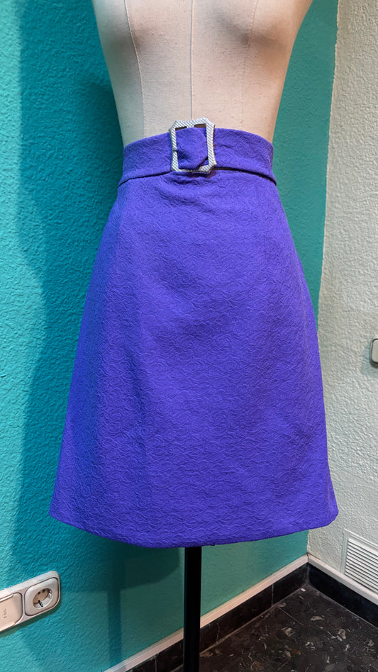 Falda 60s Violett