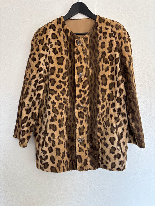 Abrigo Vintage Leopard