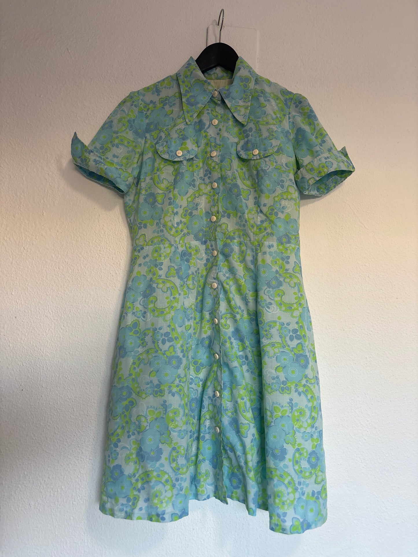 Vestido 70s Minty