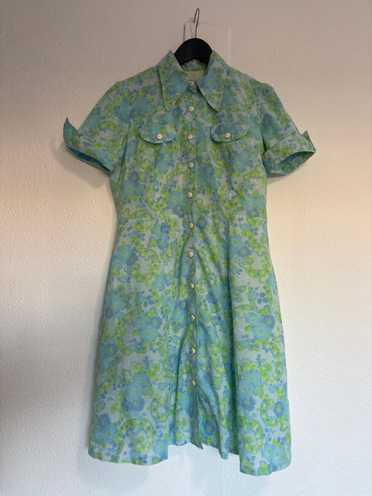 Vestido 70s Minty