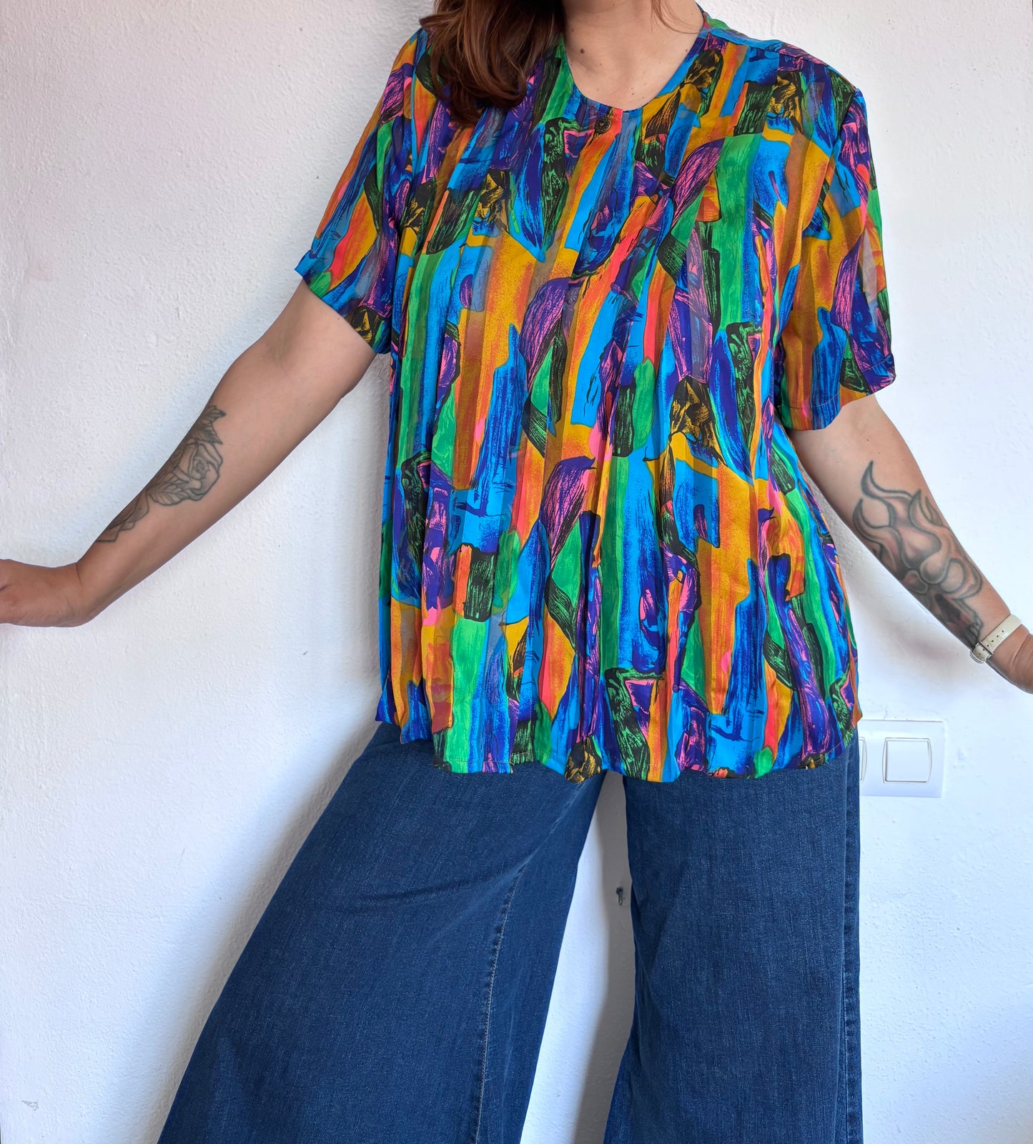 Camisa 80s Acuarela