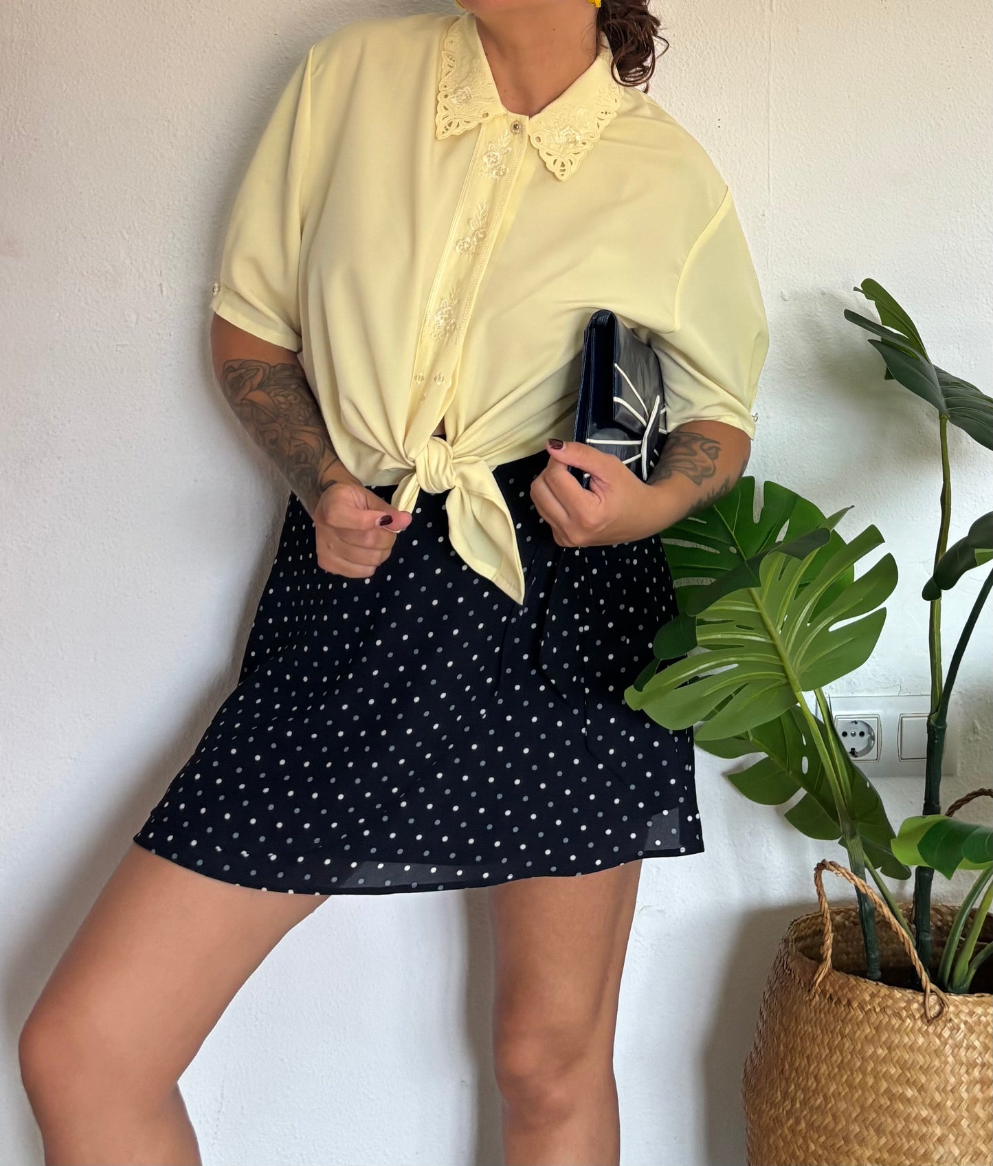 Camisa 80s Manteca
