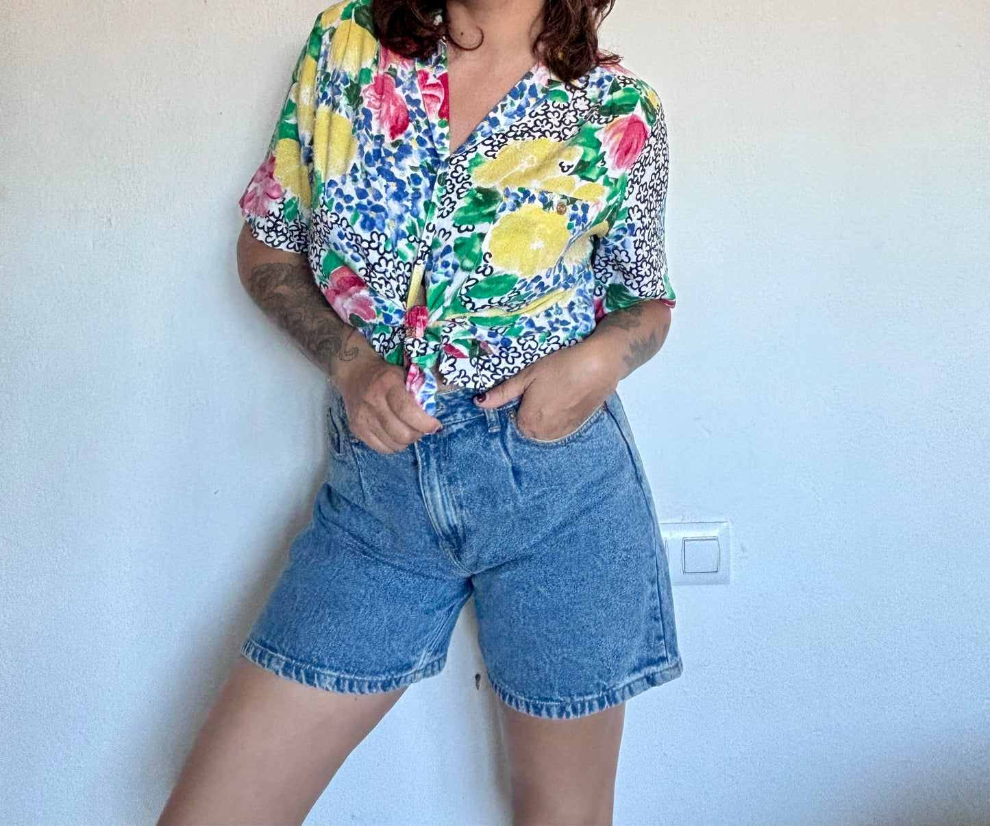Camisa 80s Bouquet
