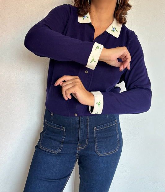 Cárdigan 70s Leacril