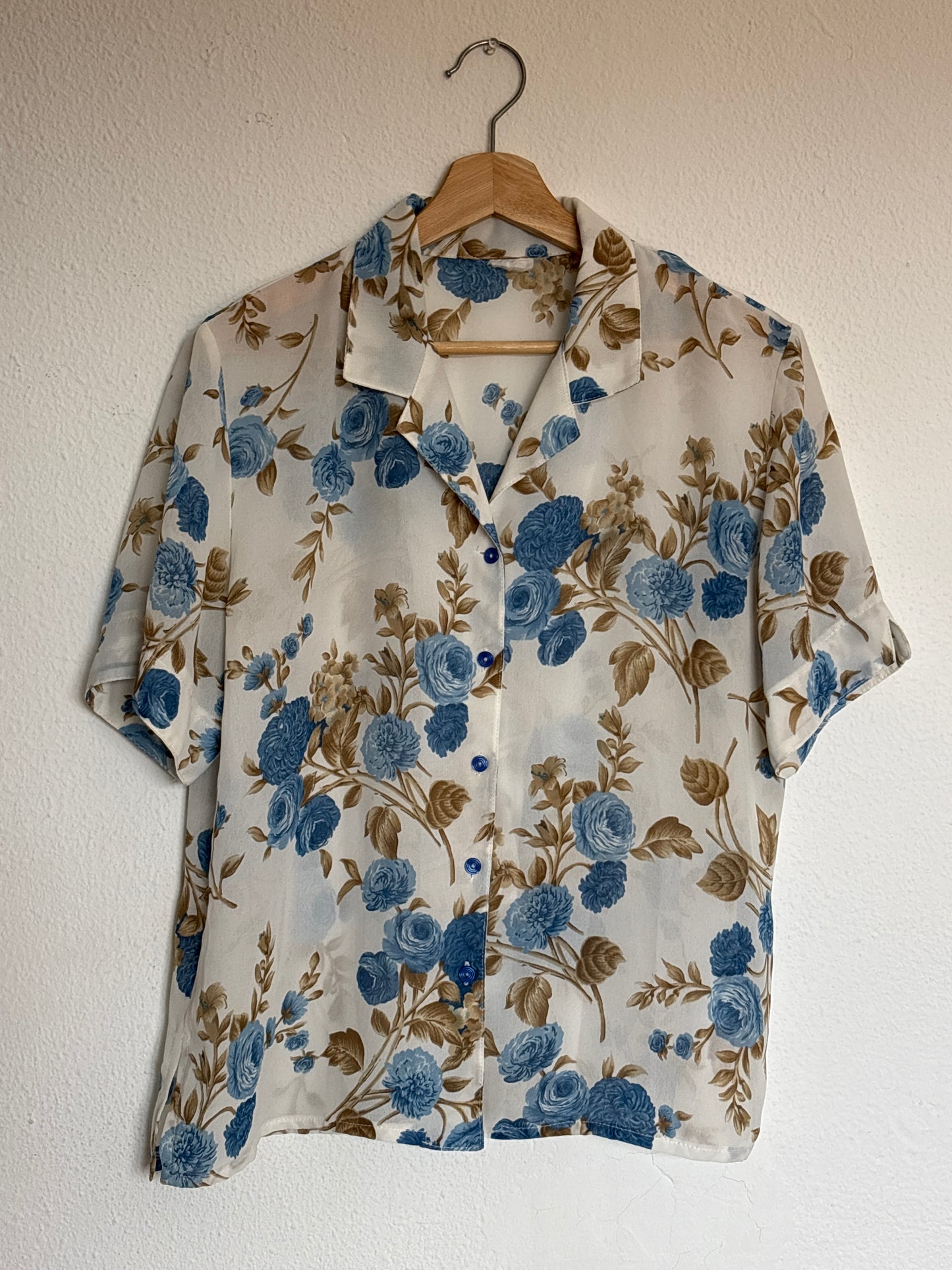 Camisa 80s Azzurra