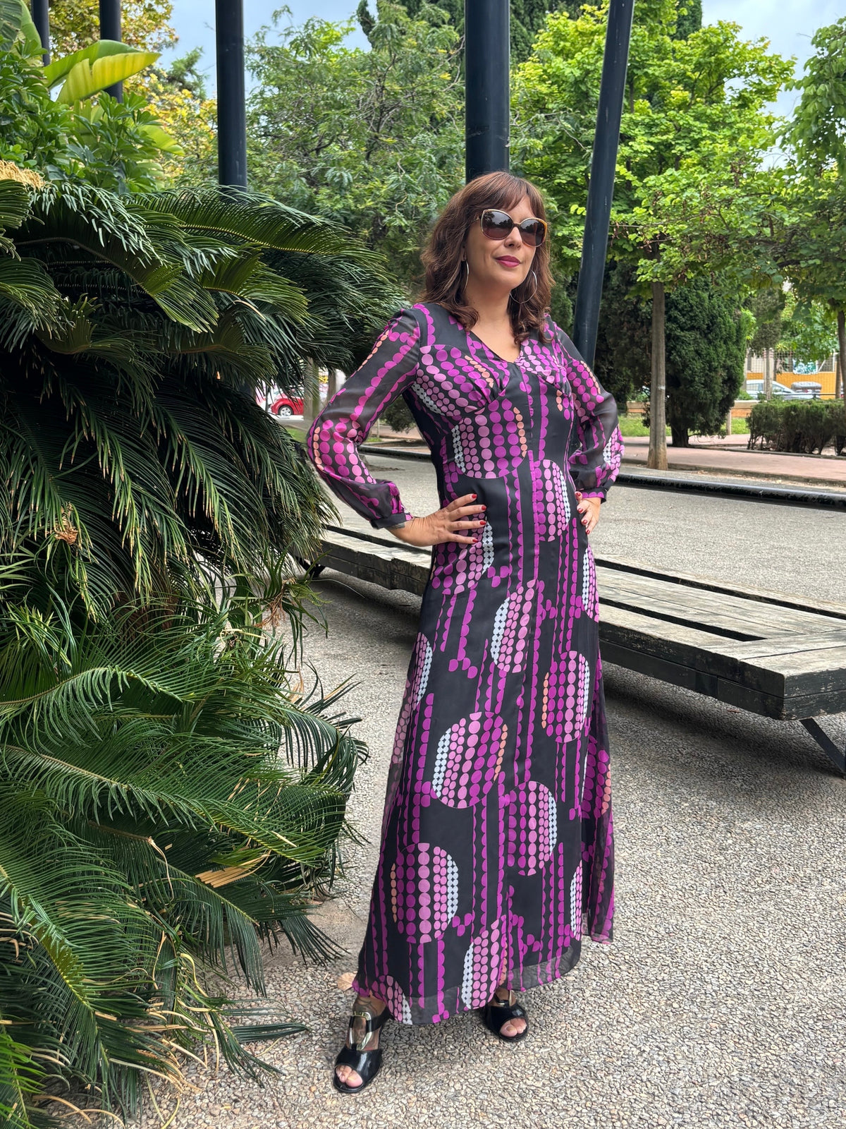 Vestido 1970s Moony