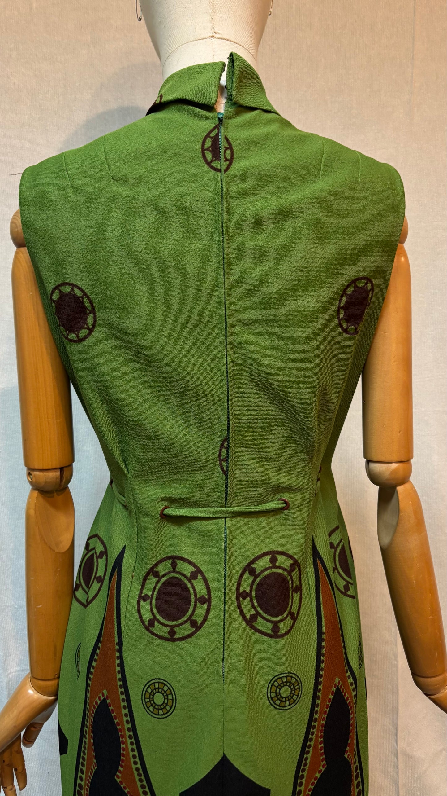 Vestido 60s Olive