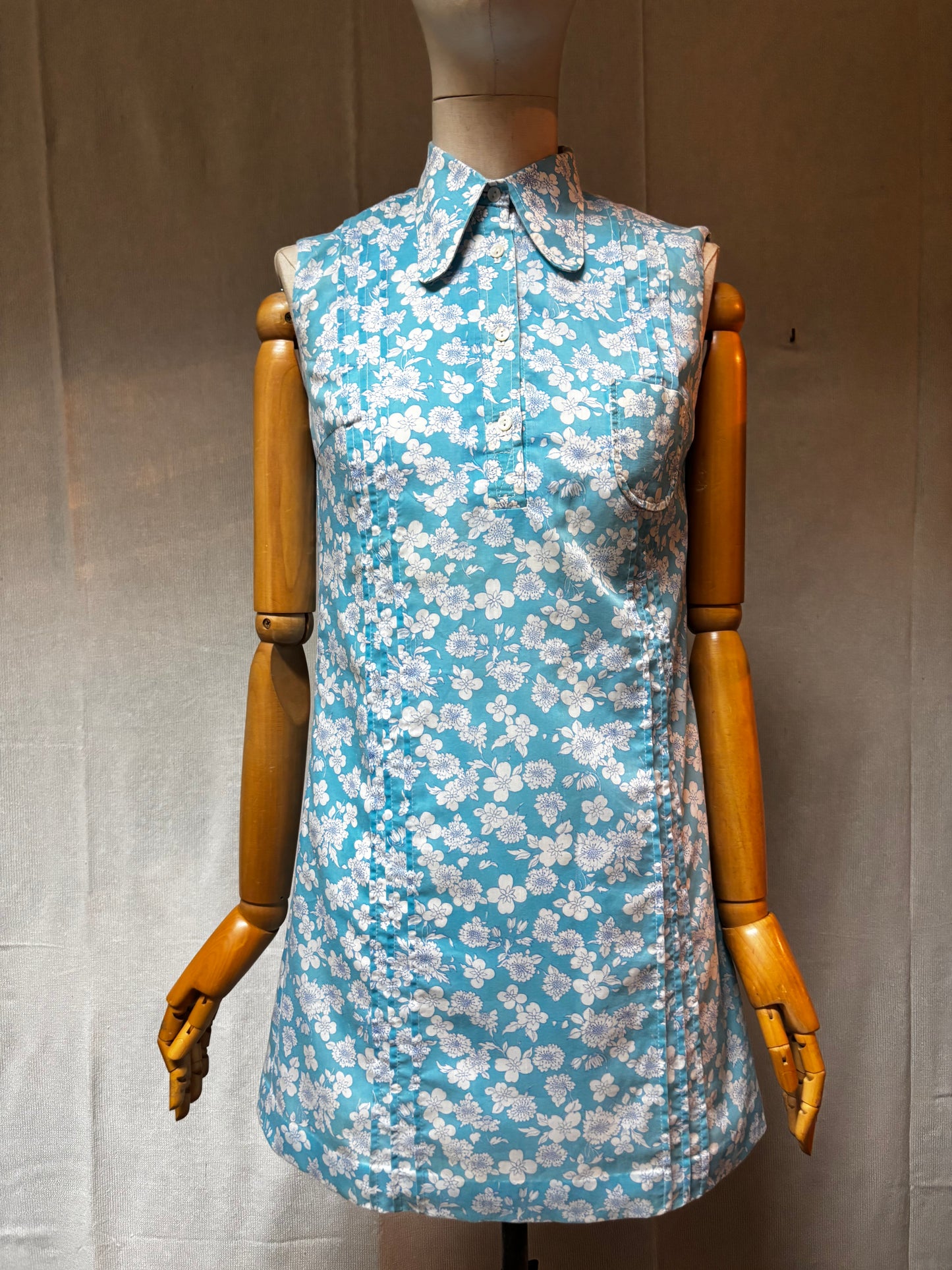 Vestido 60s Diolen Cotton