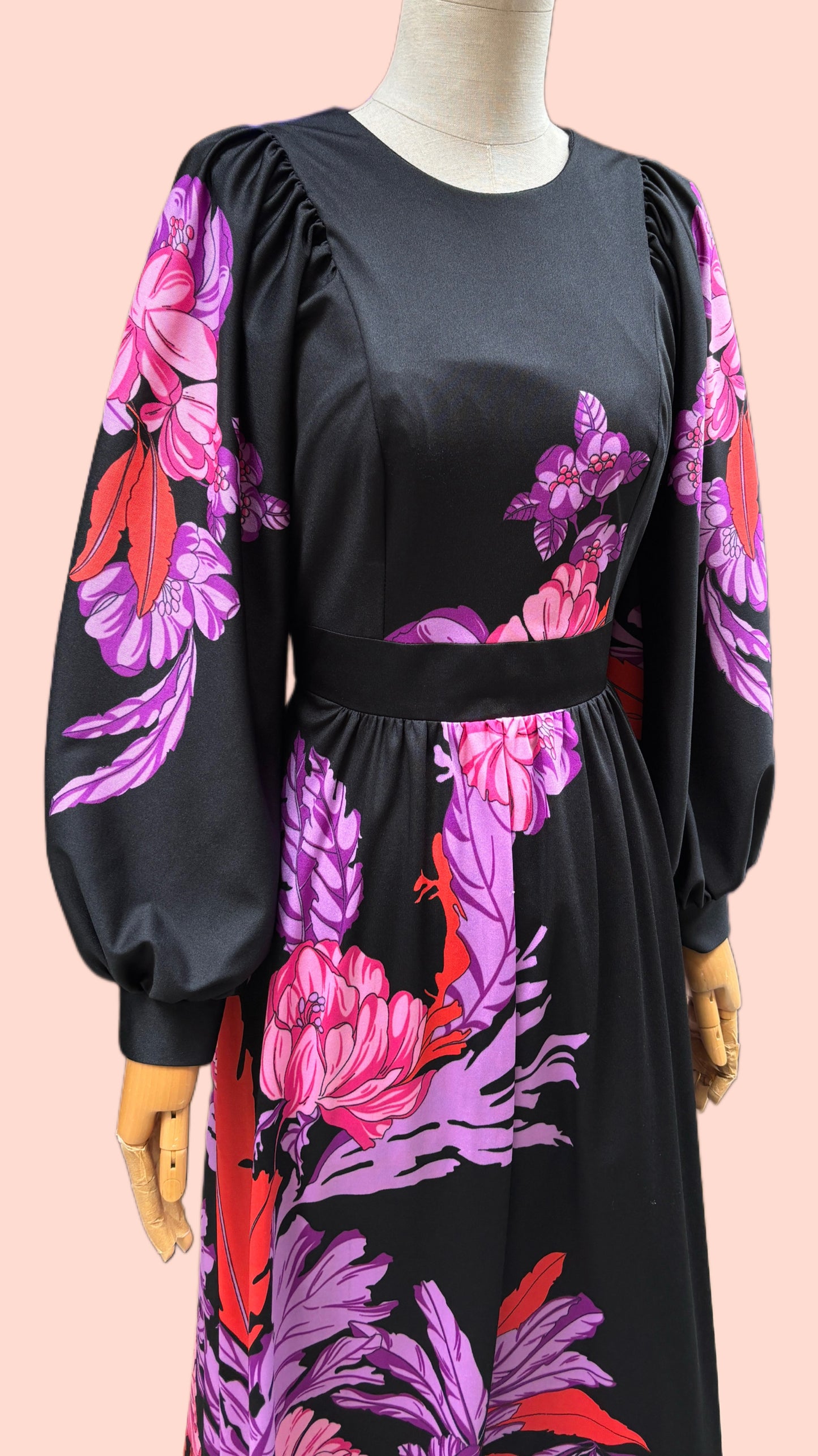 Vestido 70s Vera Mont Paris