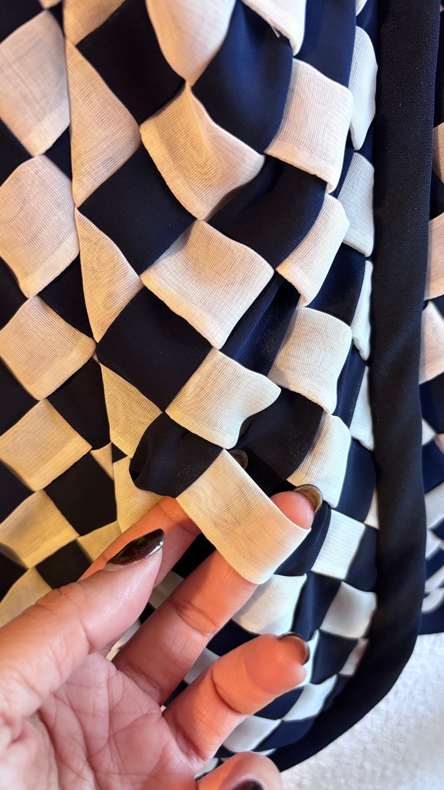 Chaqueta 70s Blue Chess