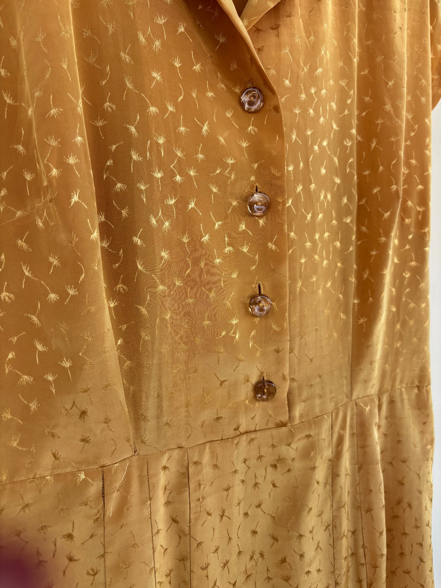 Vestido 70s Golden Lady