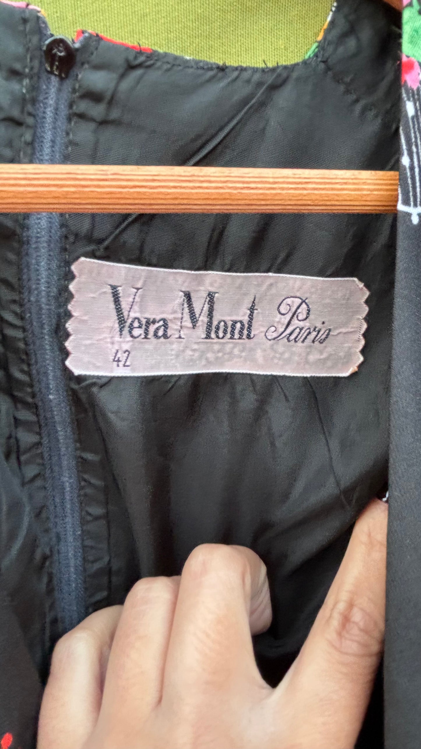 Vestido 60s Vera Mont Paris