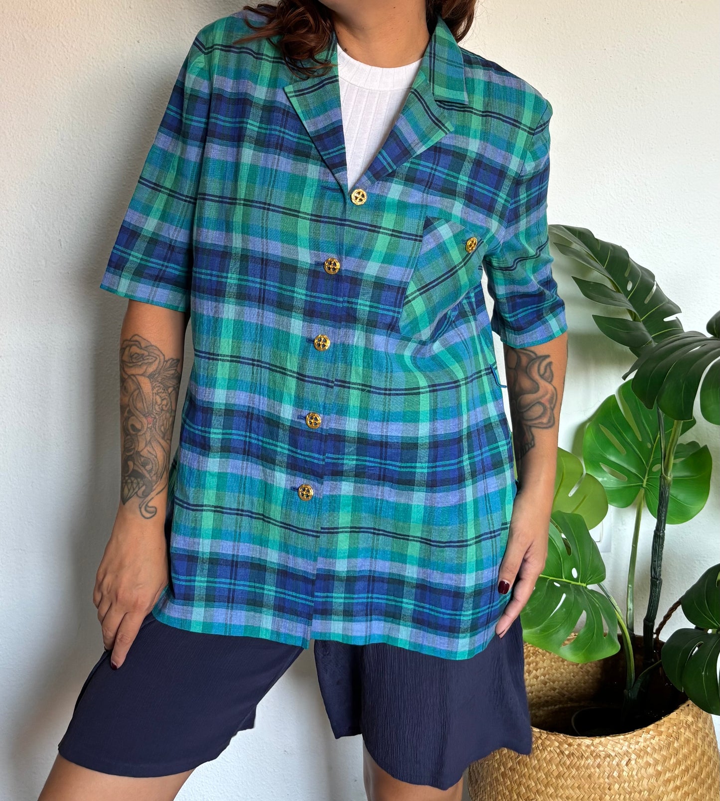 Camisa 80s Preppy