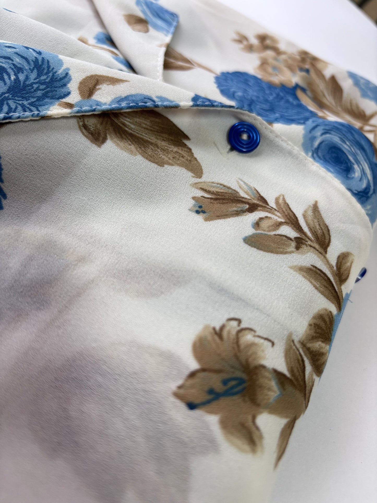 Camisa 80s Azzurra