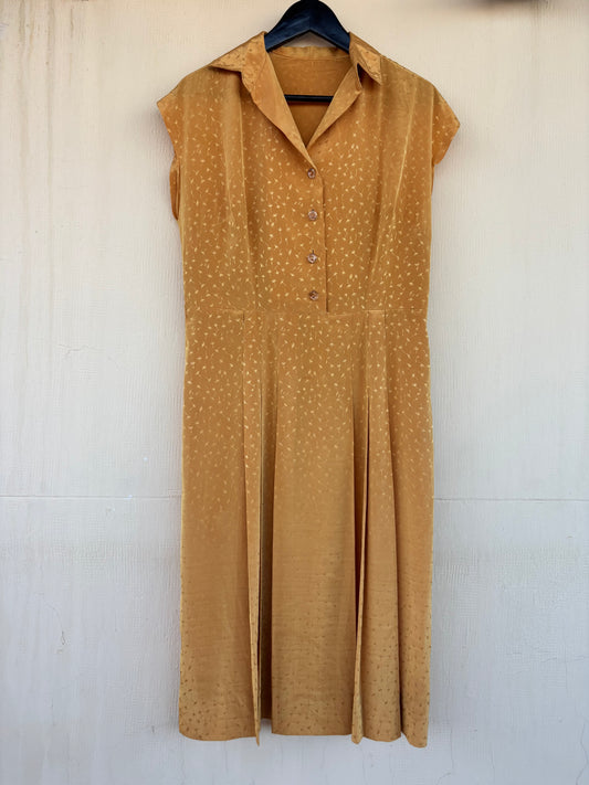 Vestido 70s Golden Lady