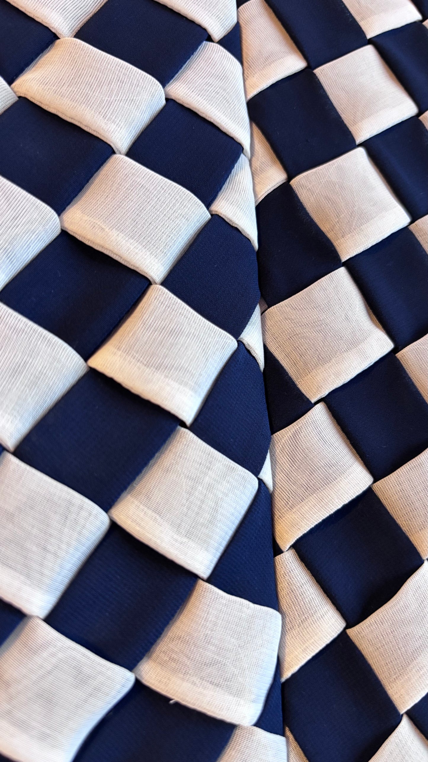Chaqueta 70s Blue Chess