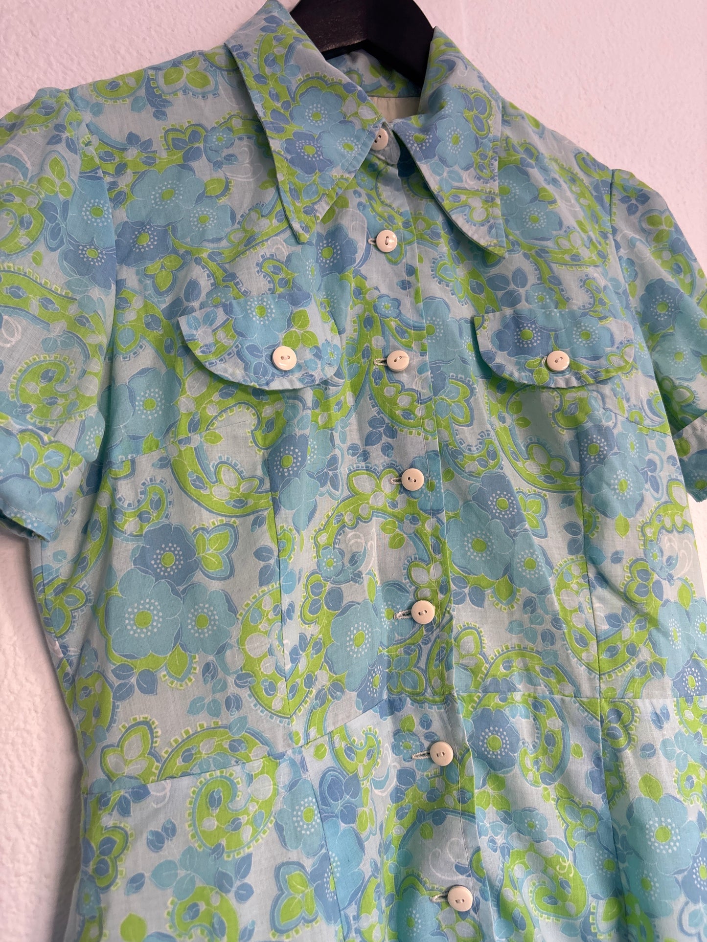 Vestido 70s Minty