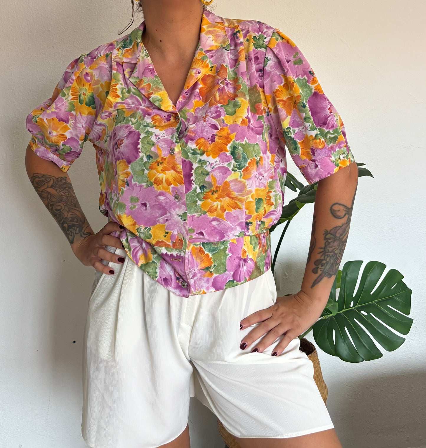 Camisa 80s Fleur