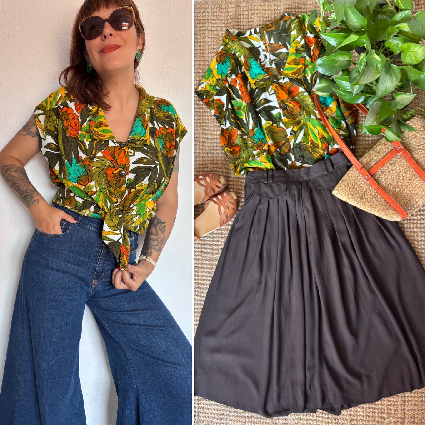 Camisa 80s Tropika
