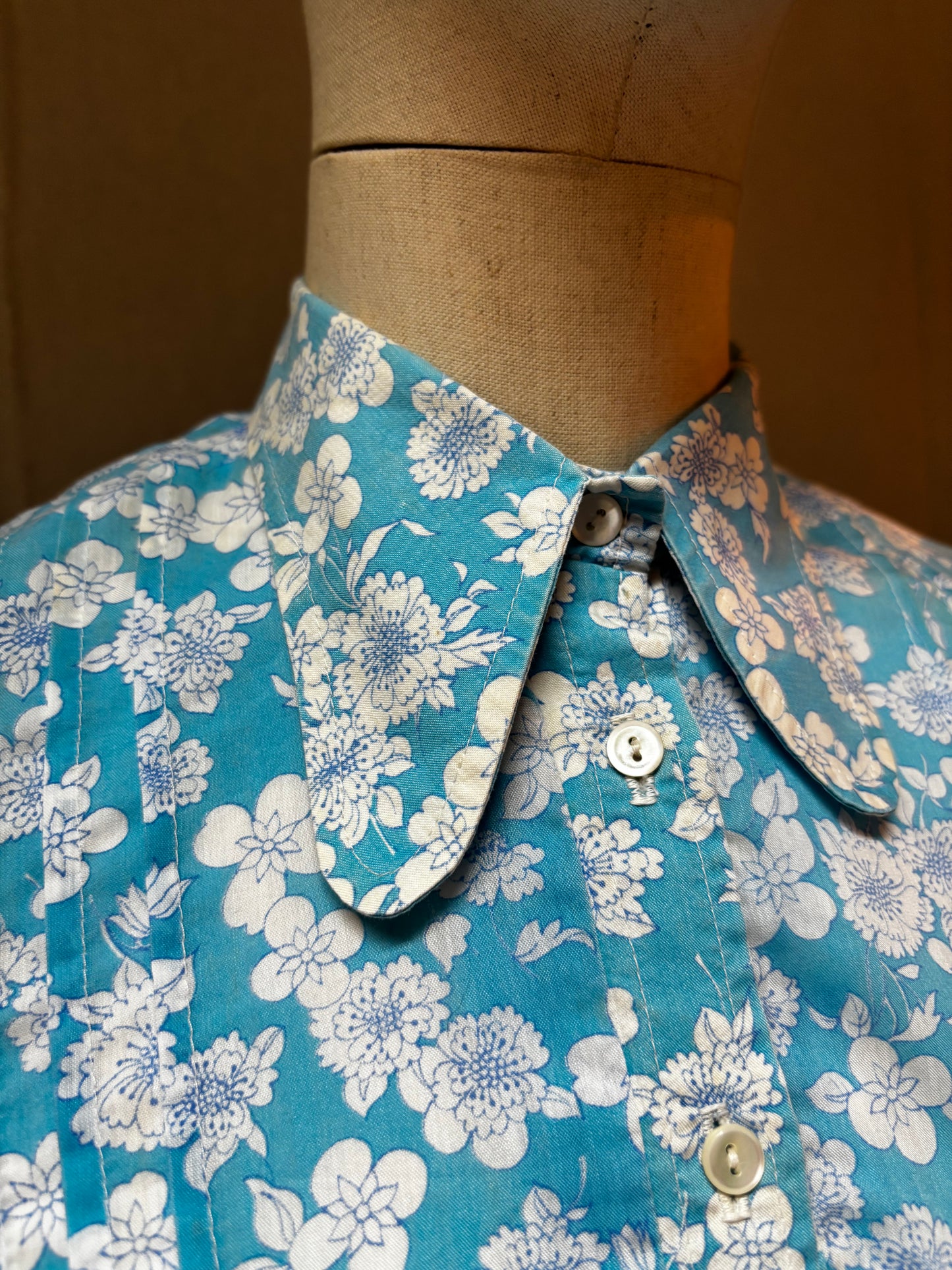 Vestido 60s Diolen Cotton