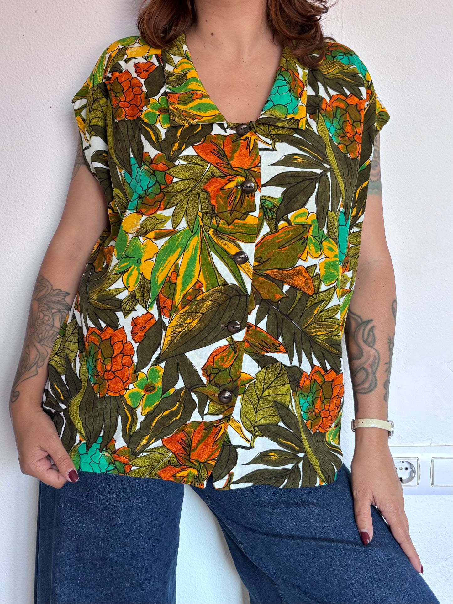 Camisa 80s Tropika