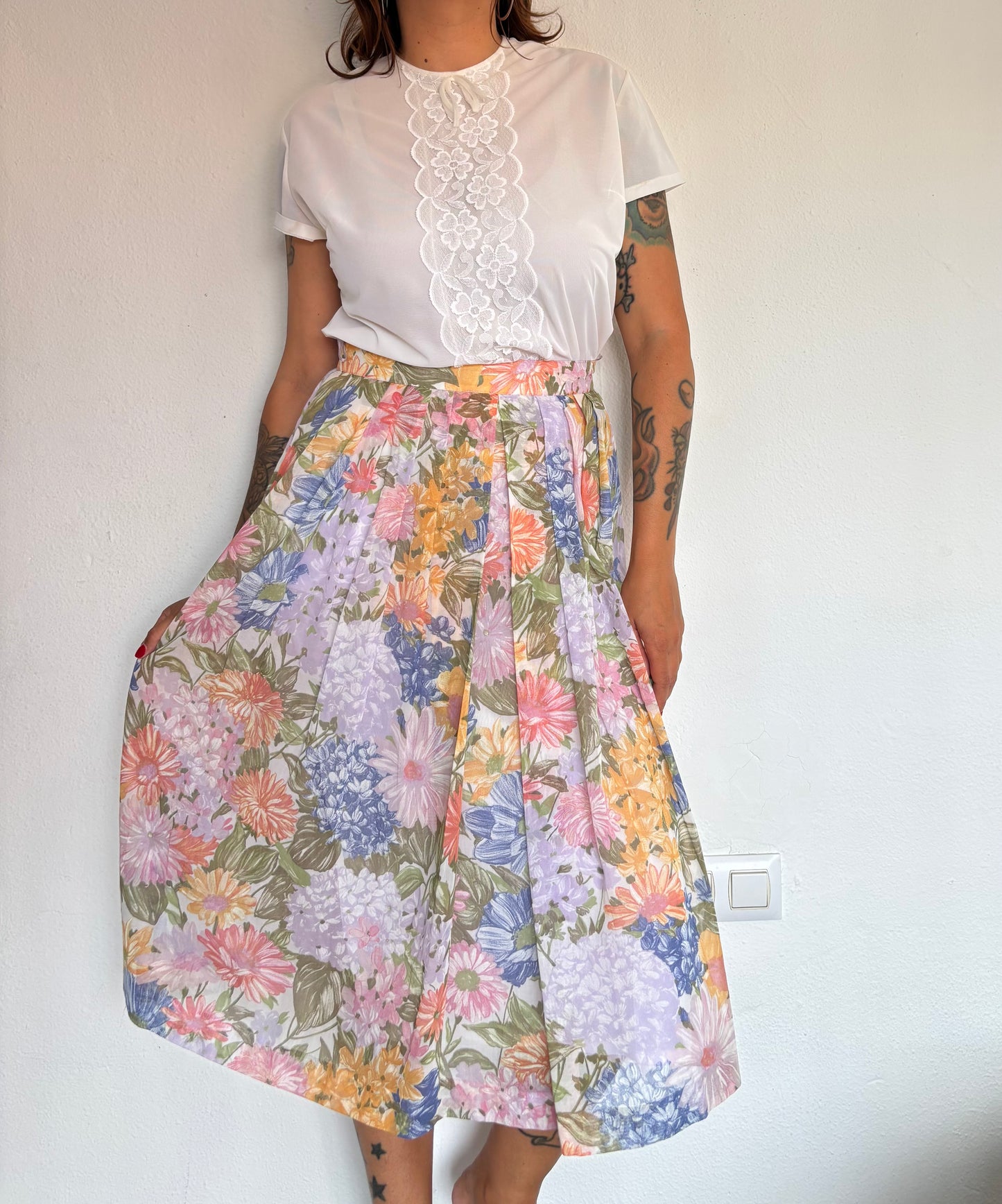 Falda 1980s Alexander