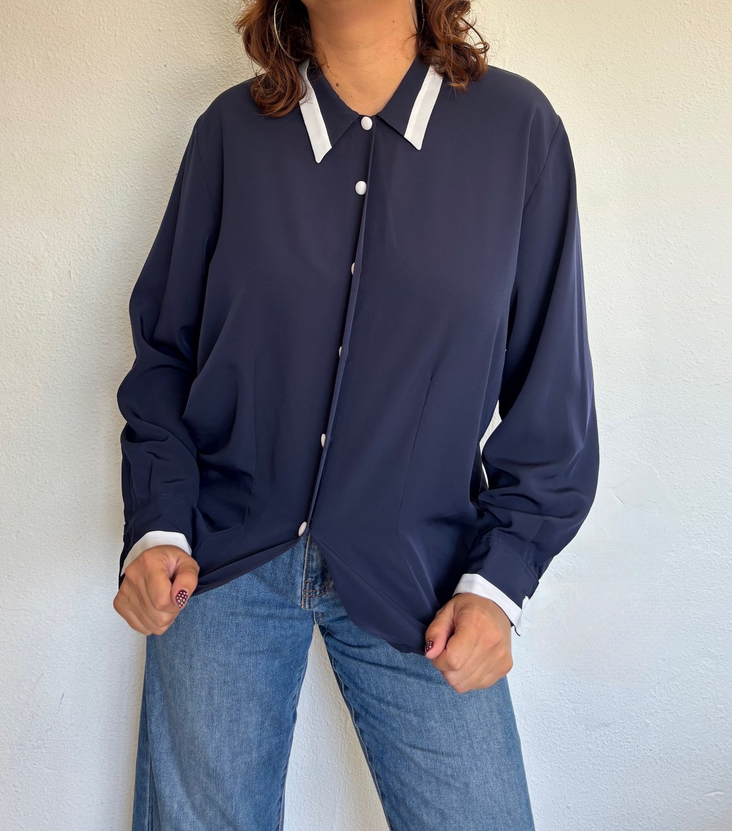 Camisa 80s Navy
