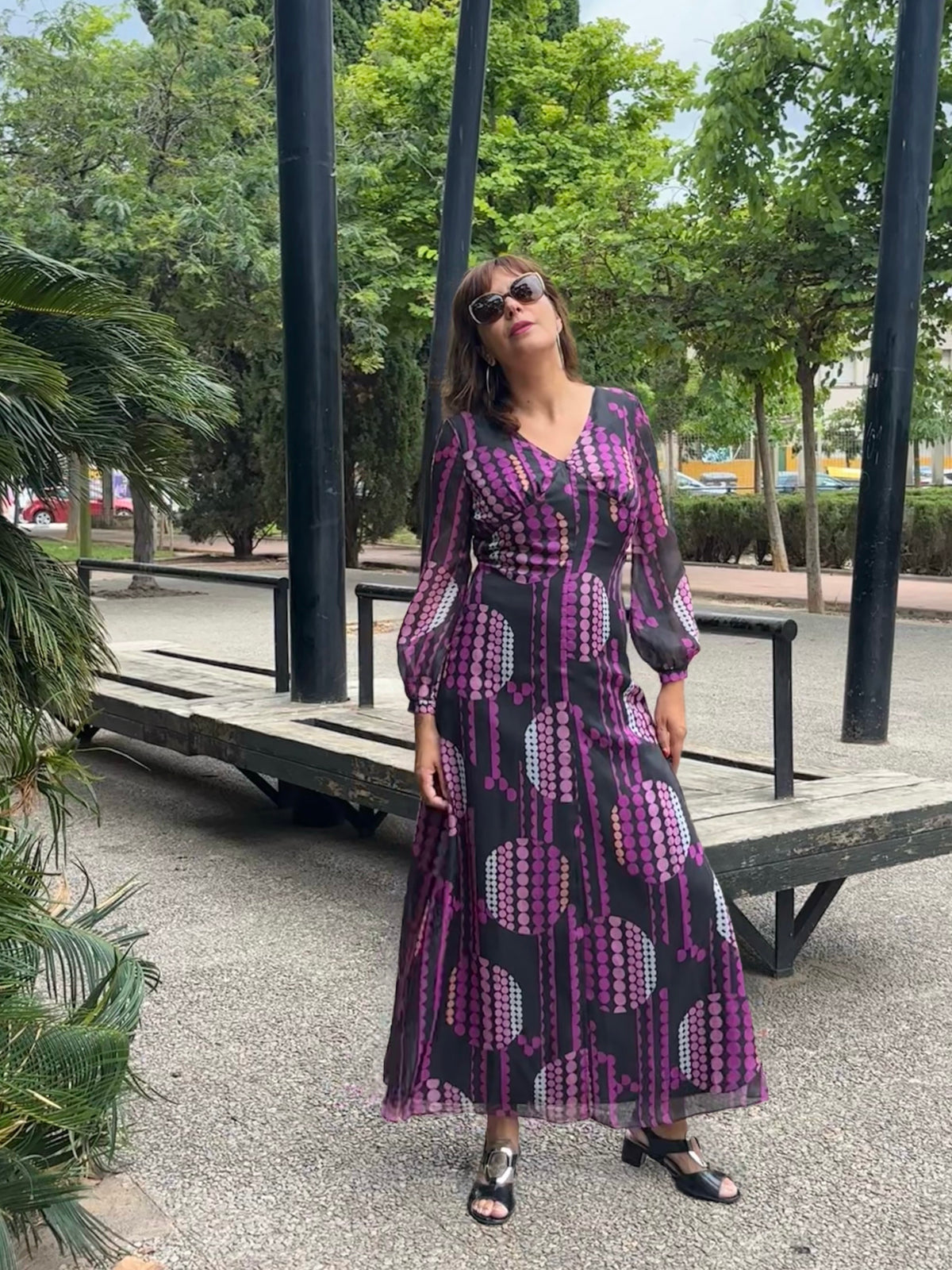 Vestido 1970s Moony