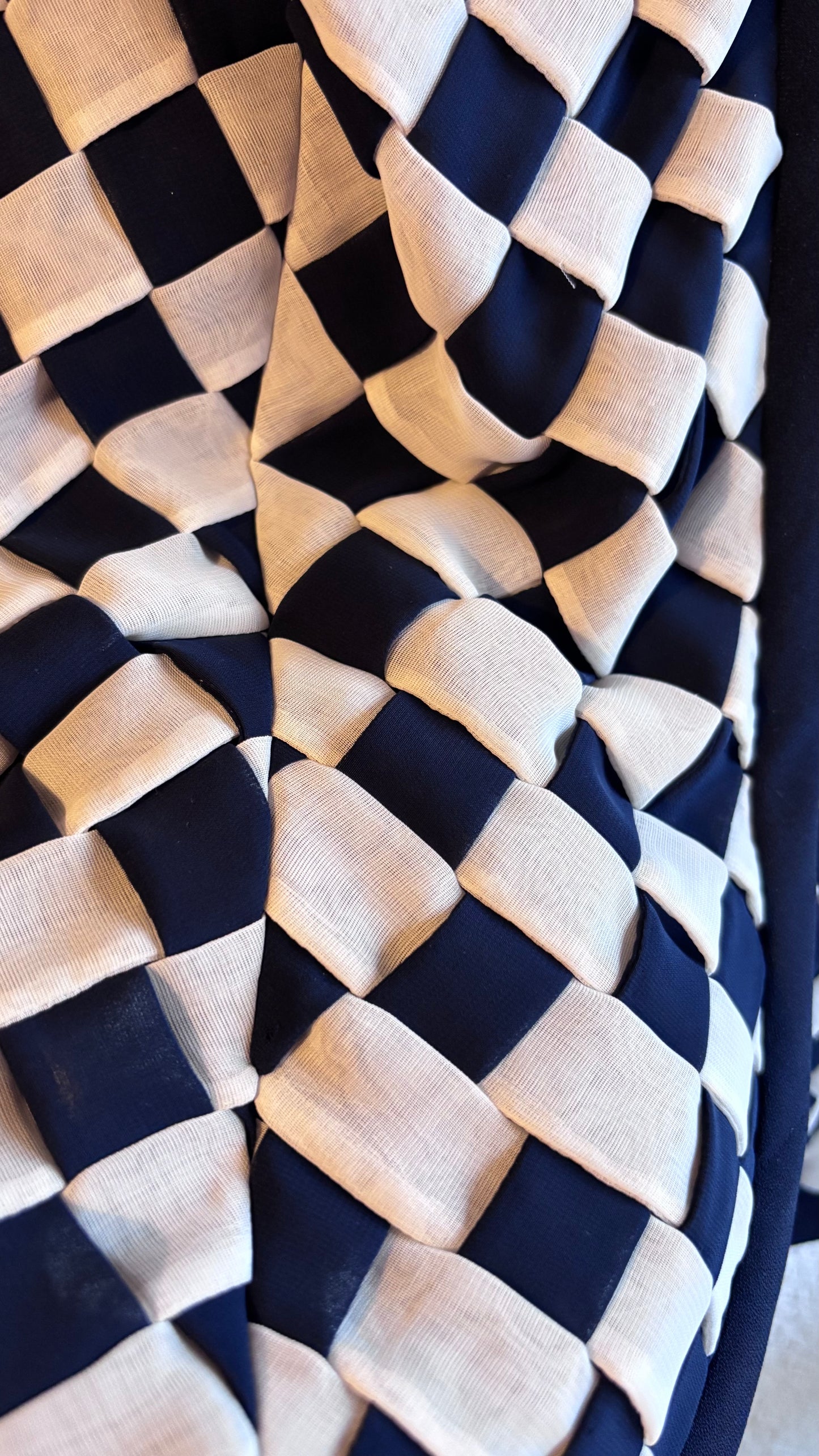 Chaqueta 70s Blue Chess