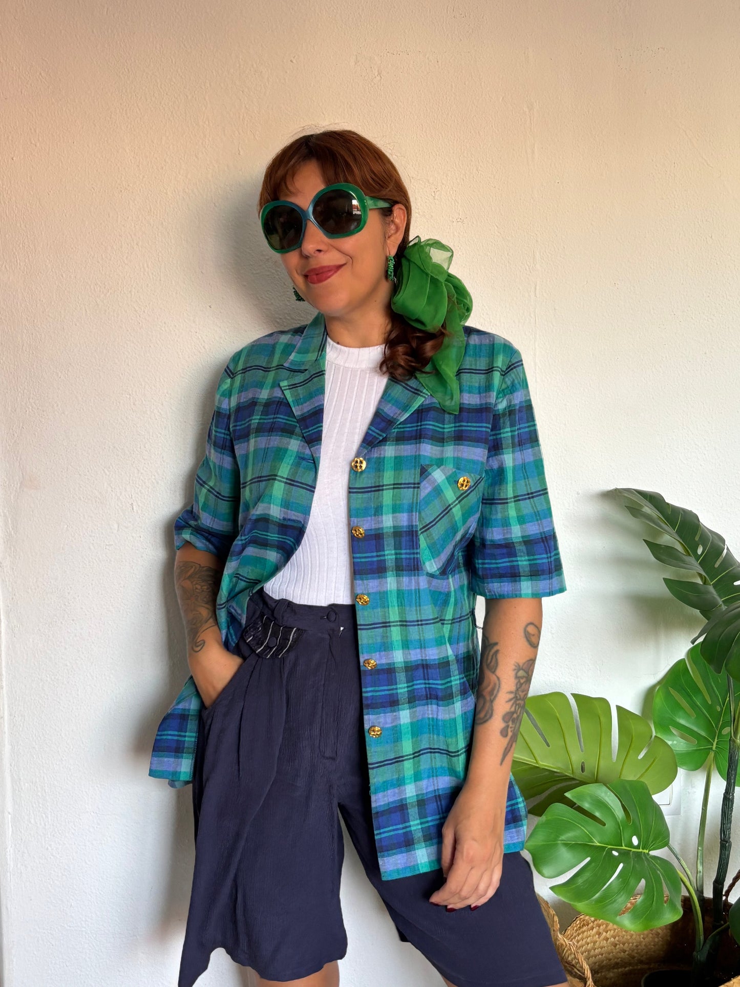 Camisa 80s Preppy
